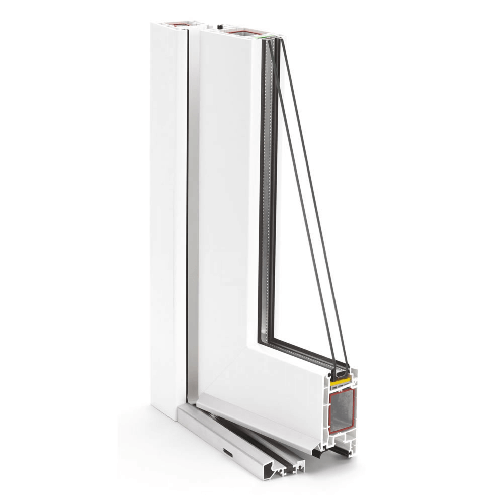 Rehau Euro-Design 70 economical entrance door