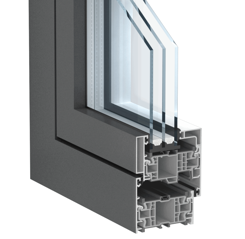 Kömmerling AluNext MD window structure