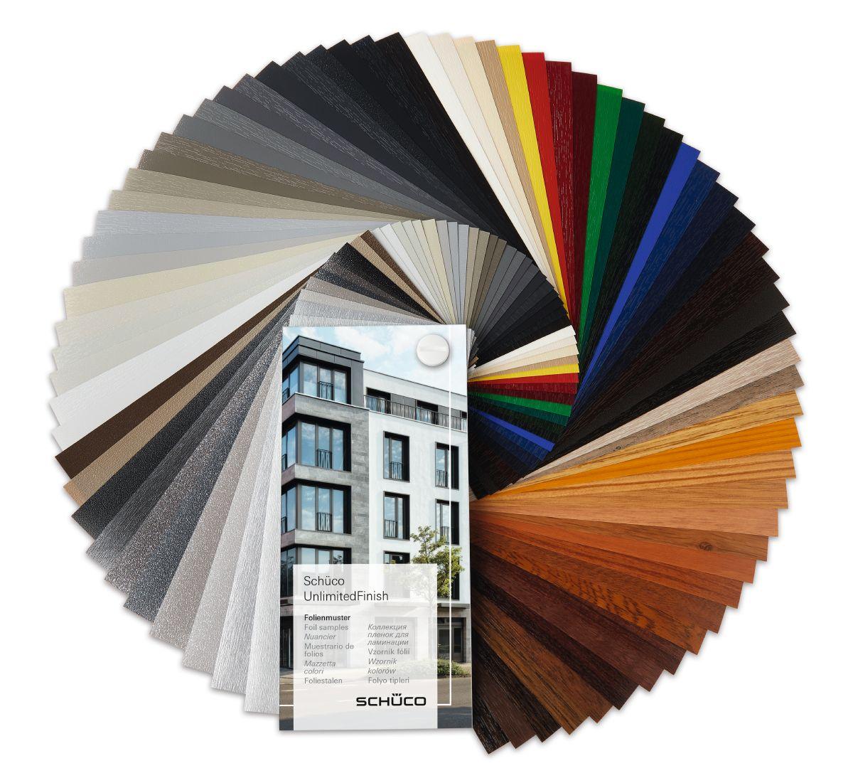 Schüco color palette