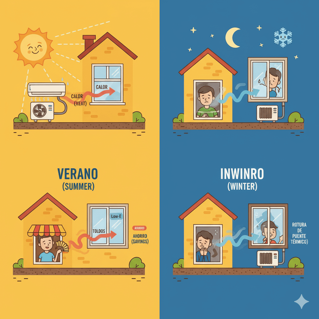 Как окна влияют на счета за электричество в Испании