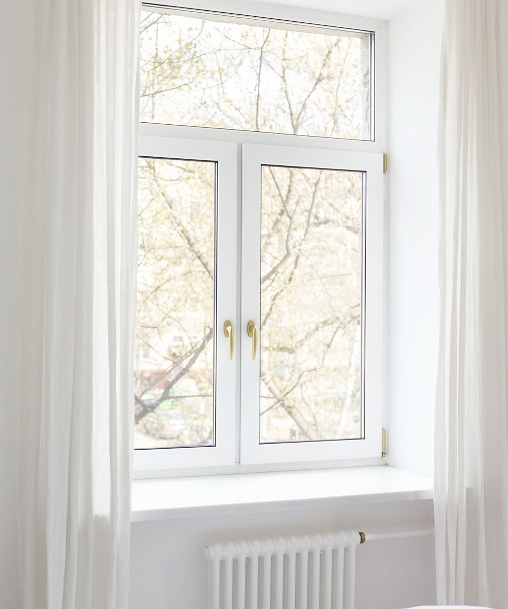 Window installation in apartment