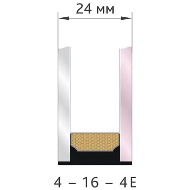 Однокамерный Теплопакет 24 мм