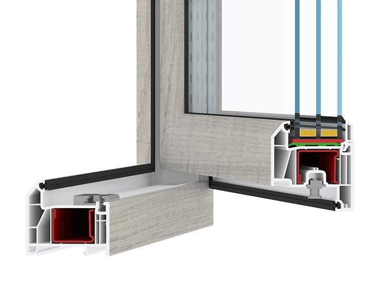 Цветной профиль: белый