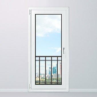 Балконная дверь с полным остеклением