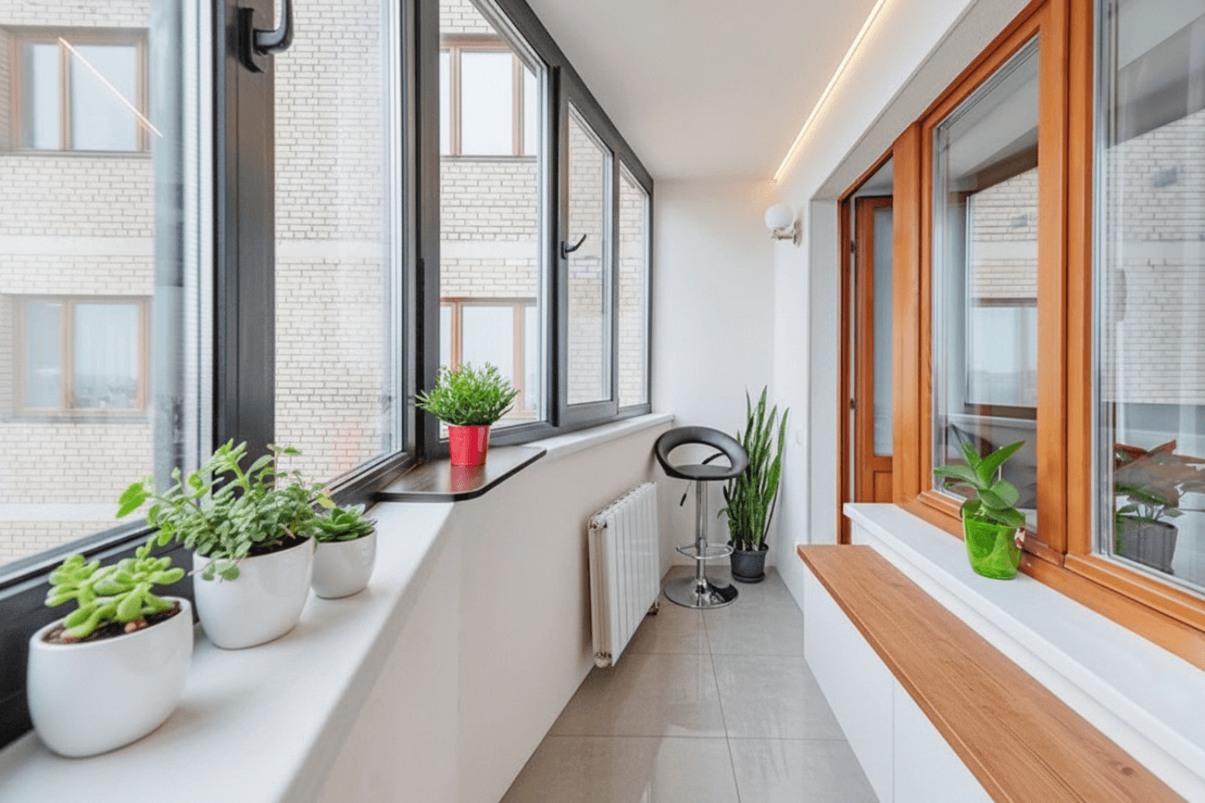 Loggia Glazing with VentanasFraktal