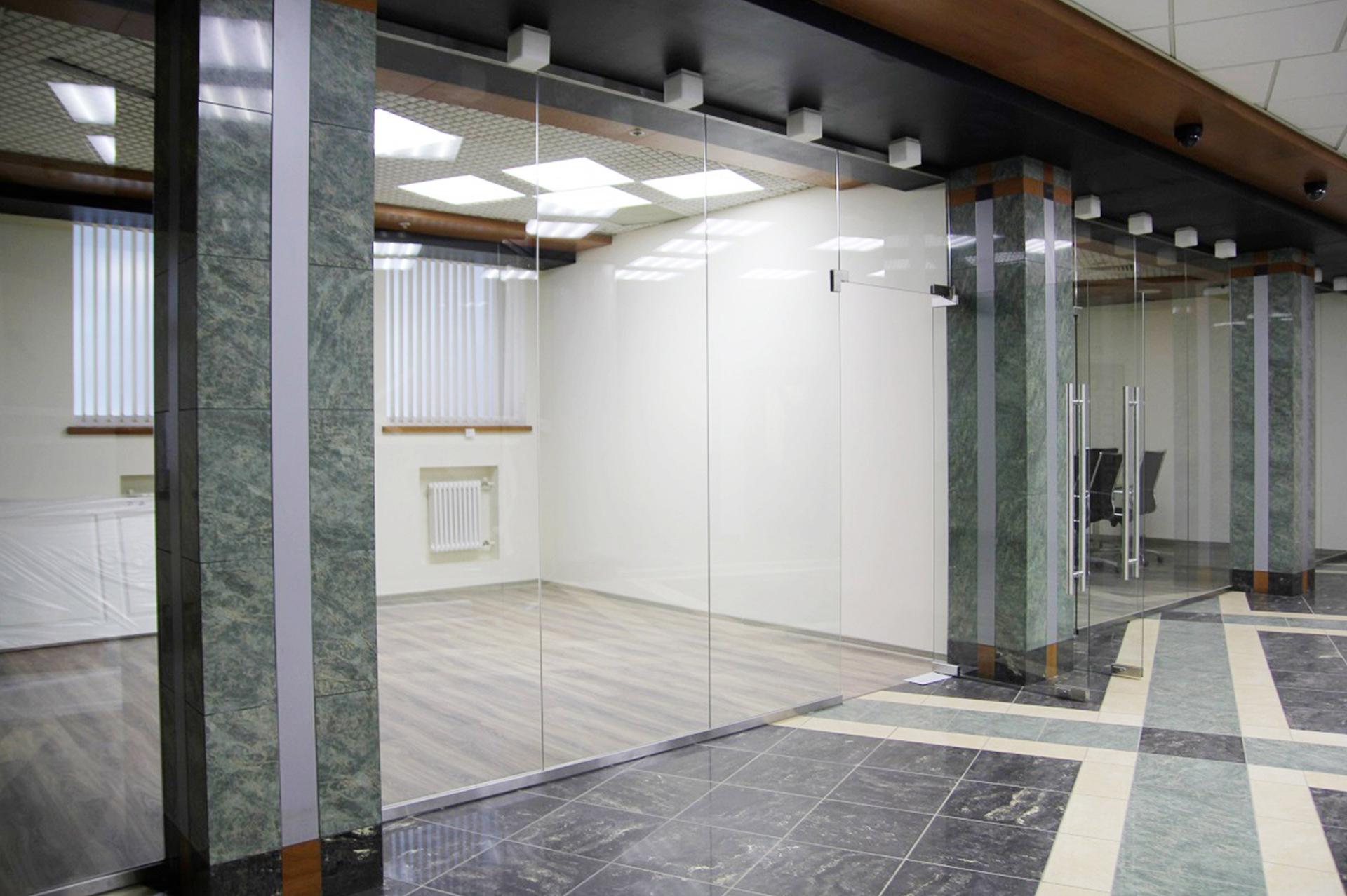 Стеклянные перегородки — цельностеклянная система