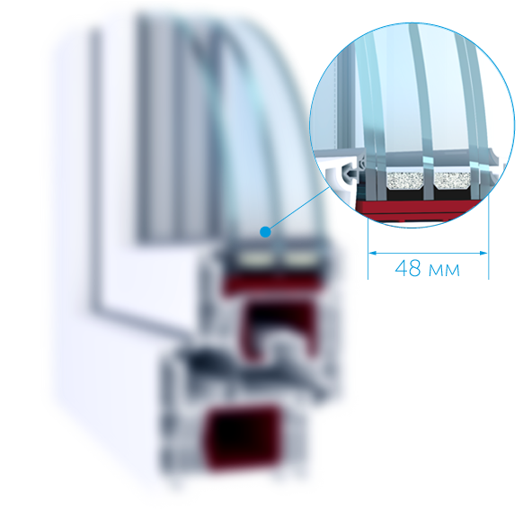 Acristalamiento 48 mm