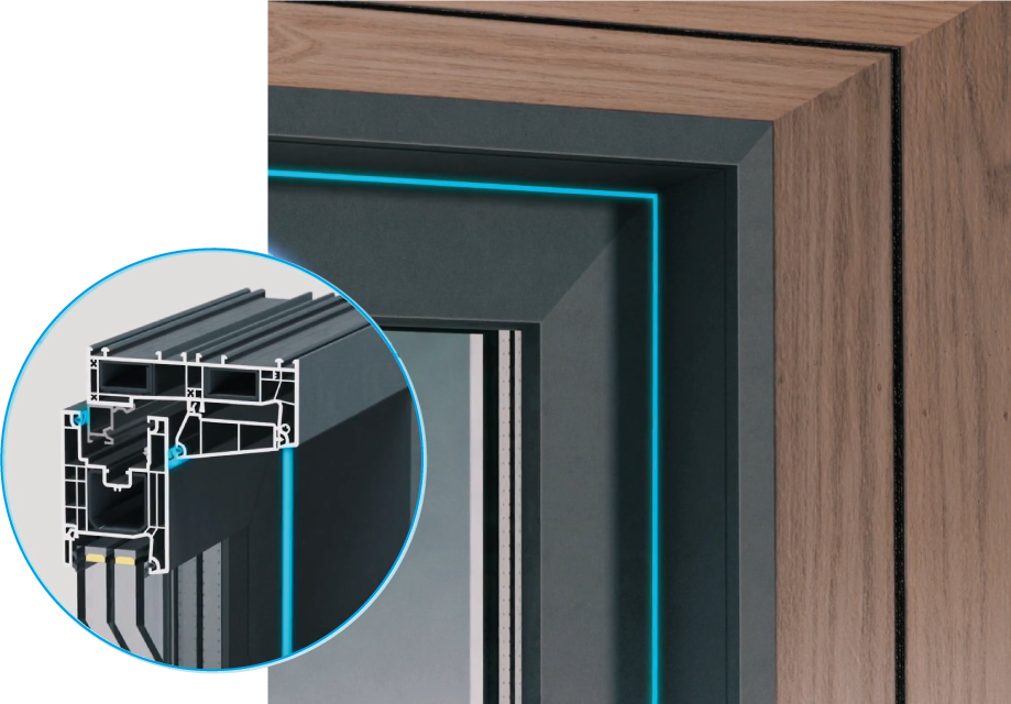 WDS SL 76 - Резиновые уплотнители и 100% звукоизоляция